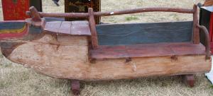 Authentic Indonesian Boat/ Bench