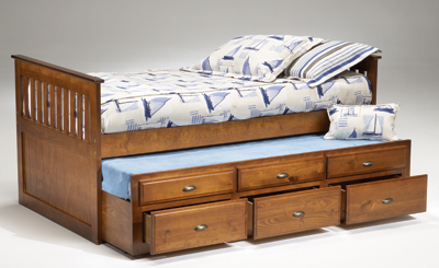 B3650 CHERRY CAPTAINS BED